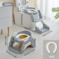 Fancy Foldable Potty Training Seat with Step Stool Ladder, Toilet Trainer, Potty Seat. 
