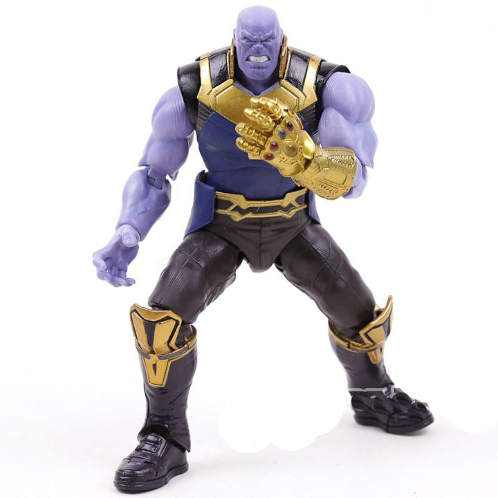 Super Hero Thanos Avengers Edition Action Figure A with Lighting Effect Toy for Kids
