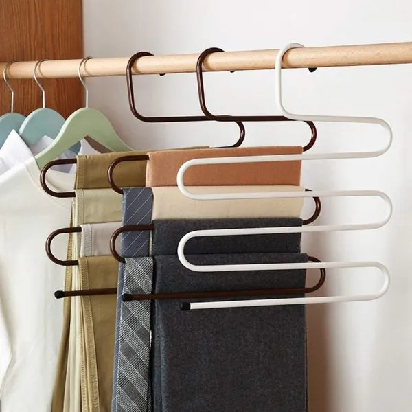 Multi%20Functional%20Organizer%20Trouser%20Pants%20Rack%20Shelves%205%20in1%20Stainless%20Steel%20Wardrobe%20Magic%20Hanger%20Clothes%20Shelf%20Tie%20Scarf%20Cloth%20Hang%20Bars%20Closet%20Cupboard%20-%20Image%202