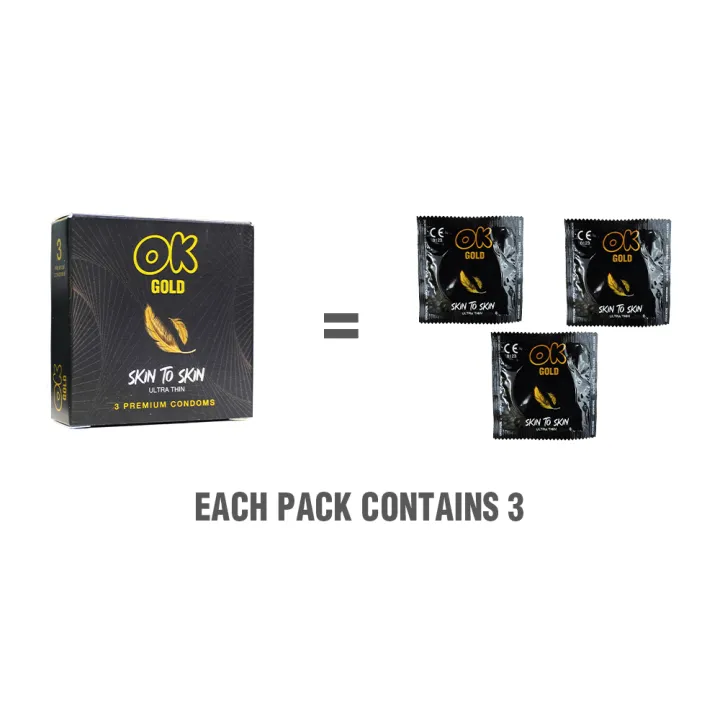 Ok%20Gold%20Skin%20to%20Skin%20Condom%20for%20Extra%20Pleasure%20-%203%20Pcs%20Pack%20-%20Image%202