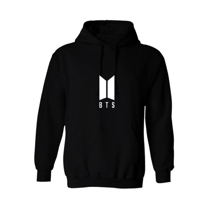 BTS Printed Warm Hoodie Pullover Hood Fleece Winter Arrival Top Quality Kangaroo Hoodies For Men