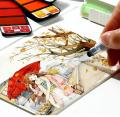 Superior 33 Colors Pigment Paints Set Premium Solid Watercolor With Water brush For Drawing Painting Art Supplies. 