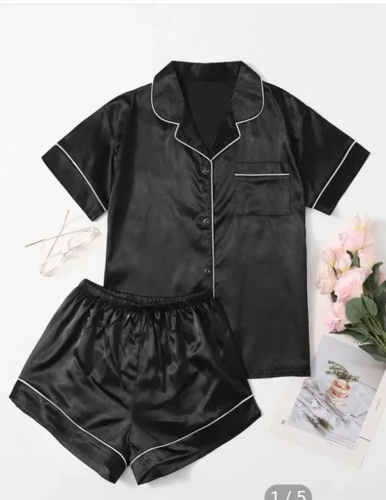 Hot%20Sexy%20Silk%20Short%20Nighty%20for%20girls%20Set%202%20Piece%20Night%20Wear%20For%20Women%20Full%20Hot%20Pajamas%20Sets%20Short%20Sleeve%20Loungewear%20Bridal%20Ladies%20Sleepwear%20-%20Image%203