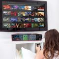 Powerful Bluetooth Stereo Amplifier with Digital Echo Light Effect and Dual Mic Support for 8 to 12 Inch Speakers. 