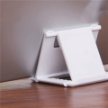 2X Tablet Stand Desktop Support Portable Double Folding Stand Suitable for iPhone iPad Samsung Huawei Tablet Stand White. 