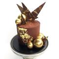5Pcs/Pack Golden Silver Balls Birthday Cake Topper Cupcake Toppers Party Supplies. 