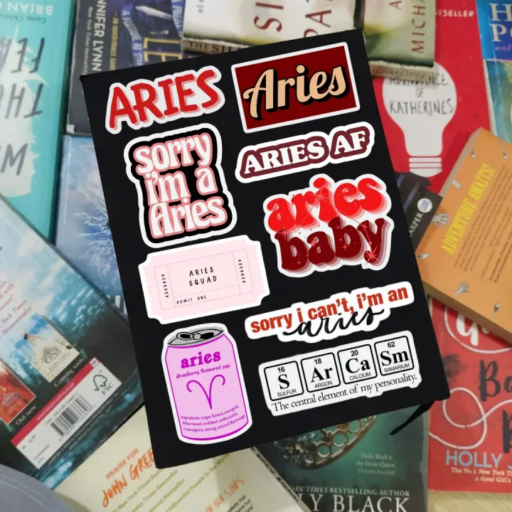 25pcs%20ARIES%20sticker%20pack%20of%20zodiac%20sign%20astrology%20aesthetic%20cute%20design%20cool%20ideal%20for%20decor%20on%20journals%20guitar%20etc%20-%20Image%202