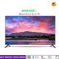 Global 32 Inch Bezel-Less Android LED TV - Smart LED TV - FULL HD - Black. 
