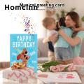 Endless Barking Birthday Card Hilarious Dog Lover's Birthday Card Endless Barking Prank Surprise Funny Greeting for Mom Southeast Asian Buyers Funny Dog Prank Card. 