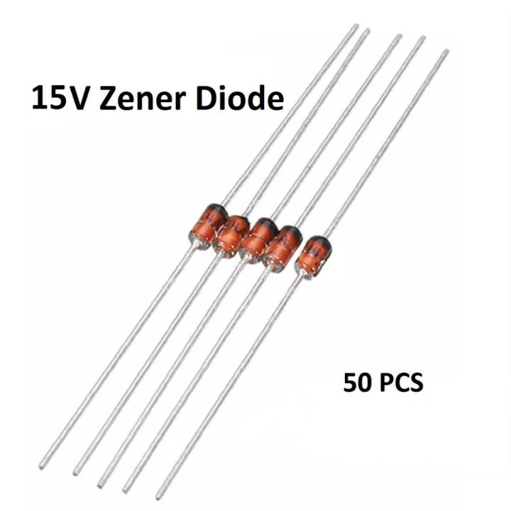 50 Pcs zener diode 15V zener 1N4744A