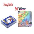 New 2022 New Holographic Pokemon Card Vtar Vmax Charizard Rainbow Tag Team GX Game Battle Carte Trading Card Toy for Children. 