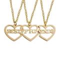 Couple Necklace 2 Piece Set Best Bff Pendant Good Friend Chokers Necklaces Chain Male And Femalm Jewelry. 