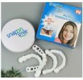 Snap On Smile Teeth Braces Invisible Veneer Aligner Natural White Cosmetic Teeth Cover Transparent Dental Veneer Perfect Smile Teeth Corrector and Instant Gap Filler. 