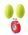 Pack of 2 - Tennis Ball With Free Tape 2Pcs/lot 6.3cm Tennis Balls For Beginner or Dog Trainning Outdoor Fun Sport Pet Toys Tennis Ball PVC Electrical Tapes Flame Retardent Insulation Adhesive Tape DIY Electrical Tools 16mmx8m. 
