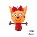 CGGJNUOH Genuine kid e cats Russian Три кота My Family Three Happy Cats Plush Doll Cookie Candy Pudding Anime Cat Doll Toy Kawaii Gift. 