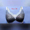 UK Imported Sexy Lingerie Double Padding Embroidery Bra. 