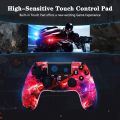 Wireless Gaming Controller for PS4, Galaxy Nebula Design High Performance, Dual Vi br ation Gaming Controller, Compatible with PlayStation 4 /Pro/Slim/PC with Audio Function, Mini LED Indicator​​​​​. 