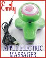 EMILY Electric Body Massager For Men, Women And Girls Portable Handled Triangle Vibrational Electric Massager Operated by USB Cable OR 3 AAA Batteries AC DC DUAL OPERATING SYSTEM, DC AND AC, NOT RECHARGEABLE, LIGHTLY PRESS FROM TOP IT WILL WORK. 