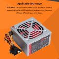 Peak 450w Power Supply For Pc Silent Gamer Power Supply Unit Module 4pin 2 Sata 110v 220v Atx Desk Computer Power Supply. 