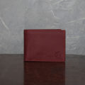 Jahasma Men's Baseline Leather Canvas Wallet with Attached Flip Pocket. 