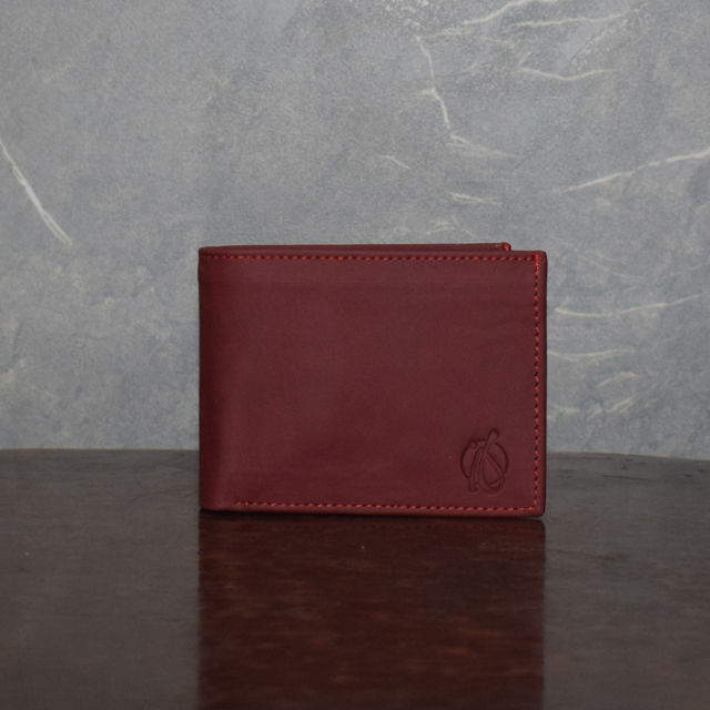 Jahasma Men's Baseline Leather Canvas Wallet with Attached Flip Pocket