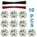 10PCS 7W LED Bulb Lamp Capacitor Chip With Wires White DOB AC 220V. 