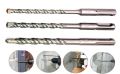 3Pcs Set SDS Rotary Hammer Drill Bits Kit  Sizes 6,8,10mm and 160mm Long - Hilti Drill Verma. 