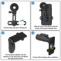 Universal Cell Phone Adapter Mount for Spotting Scope Binoculars Monocular, Fit Almost All Brands Of Smartphones. 