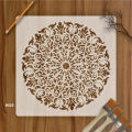 Mandala Art Pattern Reusable Stencil for Airbrush Painting, DIY Wall Art Home Décor Scrapbooking Supplies. 
