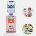 Mini Drink Water Dispenser Toy Water Fountain Toys Kitchen Play Toys Electric Small Appliances Toys With Lighting And Music  Battery Operated Toys For Children Game Toys - 7.5*21.5cm. 