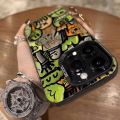 Casing For ITEL A60 Protection Shockproof Cartoon Graffiti Monster Phone Case. 