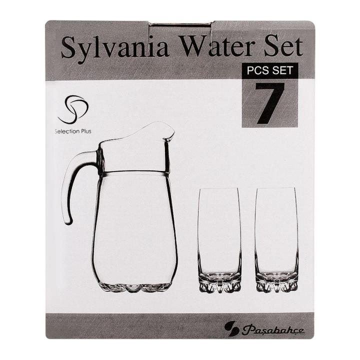 Glass Water Set, Water Set, Jug and Glasses, Jug and 6 Glasses, Jug and ...
