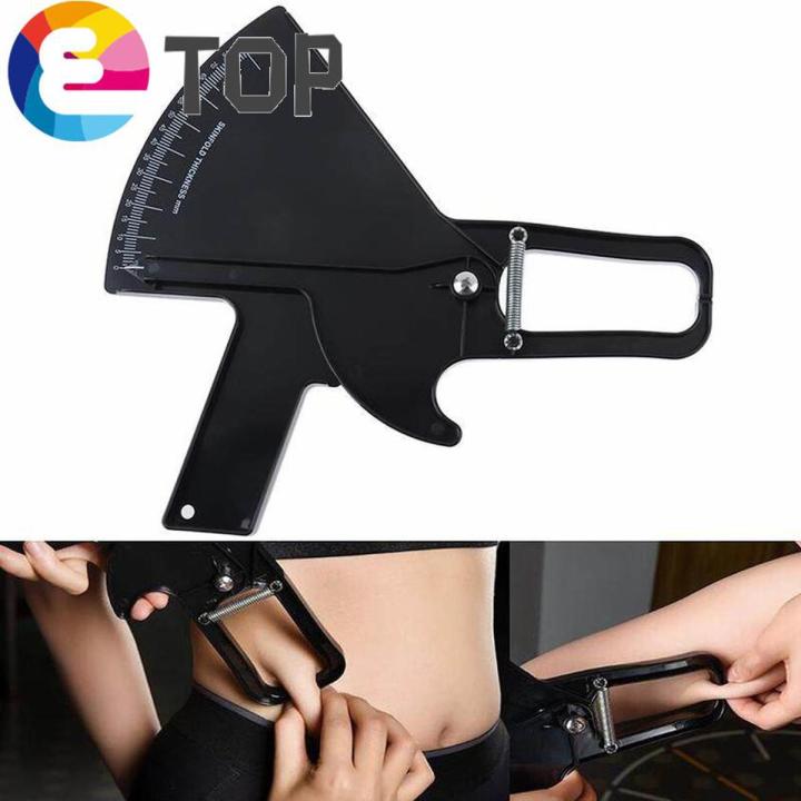 【ETOP】80mm leather folding caliper body fat caliper fitness tester analyzer fat measurement tool