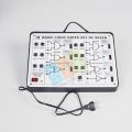 Logic Gate AND OR NOT NOR NAND XNOR XOR -7 in 1 box Physics practical educational lab equipment. 