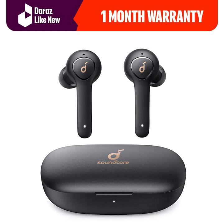 Daraz Like New Buds - Soundcore Anker Life P2 True Wireless Earbuds, Clear Sound, USB C - Black