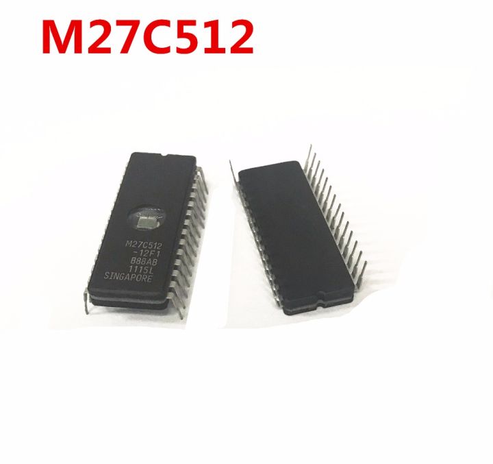【All Of Me】M27C512-10F1/12F1 M27C512 eprom, Uv 512 KBIT CDIP-28 In