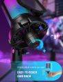 FIFINE Mic AmpliGame A6V USB Microphone with Volume Dial, Mute Button & RGB for Gaming on PC/Laptop/PS4/5. 