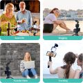 Vloging Video Making AY49 for Smartphone and Camera Vlogging Video Making Kit Studio Kits Video Recording Photography Suit with Microphone LED Fill Light Mini Tripod Kit With Remote. 
