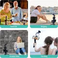 Vloging Video Making AY49 for Smartphone and Camera Vlogging Video Making Kit RGB Studio Kits Video Recording Photography Suit with Microphone LED Fill Light Mini Tripod Kit With Remote. 