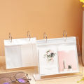 Desktop Photo Display Stand Creative Acrylic Mini Photo Album for Home Office Perfect Desk Calendar Gift for Photos Postcards 3/4/5/6 Inches Ideal for Southeast Asian Buyers Desktop Photo Album. 