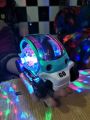 360 Degree Rotating 09 Car Musical Car Rotate 360° with Flashing Light & Music With Bump And Go Toy (Multicolor). 