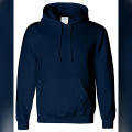 Navy Blue Fleece hoodie for Men. 