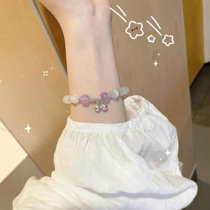 Full of good luck Hollow bracelet Sophisticated High quality Glass/Glass Adjustable bell bracelets Women's/girls' About 20cm Charm jewelry gift for Daily wear Party accessories