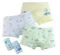 pack of 2 Soft Cotton Panty for Kids Series Baby Underwear Little Boy Shorts Kids Boxer Briefs Panties Soft Breathable Boy Shorts. 