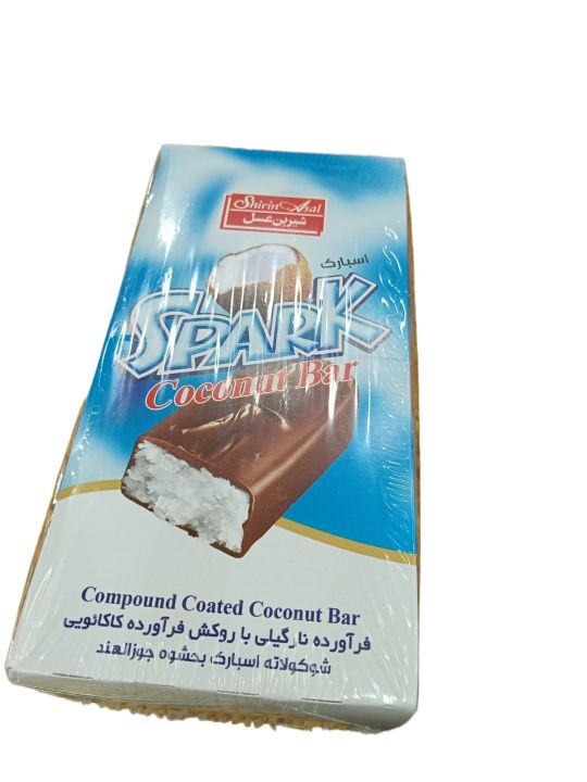 Spark Coconut Bar Chocolate - Bounty - 30 Chocolates of 18gms - Imported Chocolate - Premium Chocolate