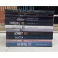 Shatter me series by Tahereh mafi (13 books). 