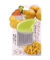 Stainless Steel Vegetable Carrot Wavy Cutter Slicer Potato Chips Corrugated Knife Kitchen wrinkled french fries. 