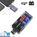 Dual USB Current Voltage Charger Detector battery Tester 3V to 9V  Voltmeter Ammeter. 