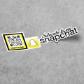 Customized Design Your Own Personalized Social TikTok, Instagram, Snapchat, Google, Bank, Facebook Stickers Decals Text Name Image Photo QR Code. 