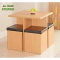 Smart Dining Table with Stools. 